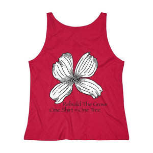 LOVE Rebuild The Grove- Women's Relaxed Jersey Tank Top - Rebuild The Grove