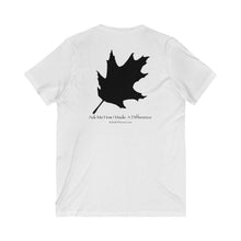 Load image into Gallery viewer, Oak Leaf on Jersey Short Sleeve V-Neck Tee - Rebuild The Grove
