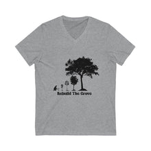 Load image into Gallery viewer, Rebuild The Grove Life Cycle - Jersey Short Sleeve V-Neck Tee - Rebuild The Grove
