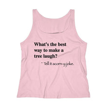 Load image into Gallery viewer, Acorn&#39;y Joke Women&#39;s Relaxed Jersey Tank Top - Rebuild The Grove
