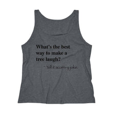 Load image into Gallery viewer, Acorn&#39;y Joke Women&#39;s Relaxed Jersey Tank Top - Rebuild The Grove
