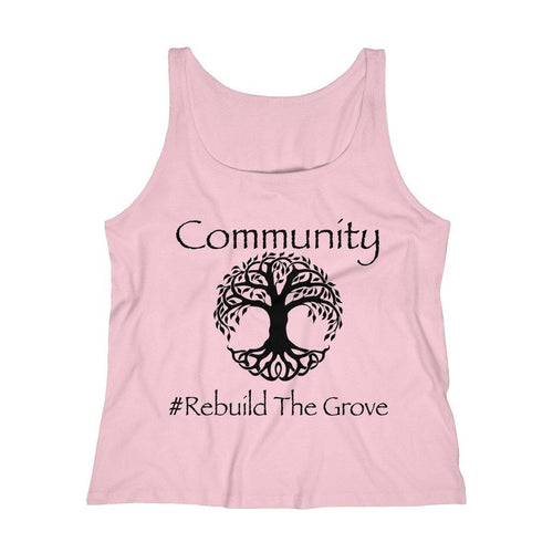 Community Women's Relaxed Jersey Tank Top - Rebuild The Grove
