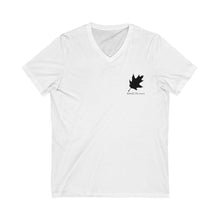 Load image into Gallery viewer, Oak Leaf on Jersey Short Sleeve V-Neck Tee - Rebuild The Grove
